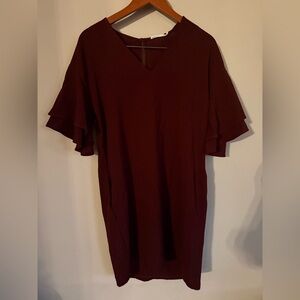 Lush Deep Burgundy dress
